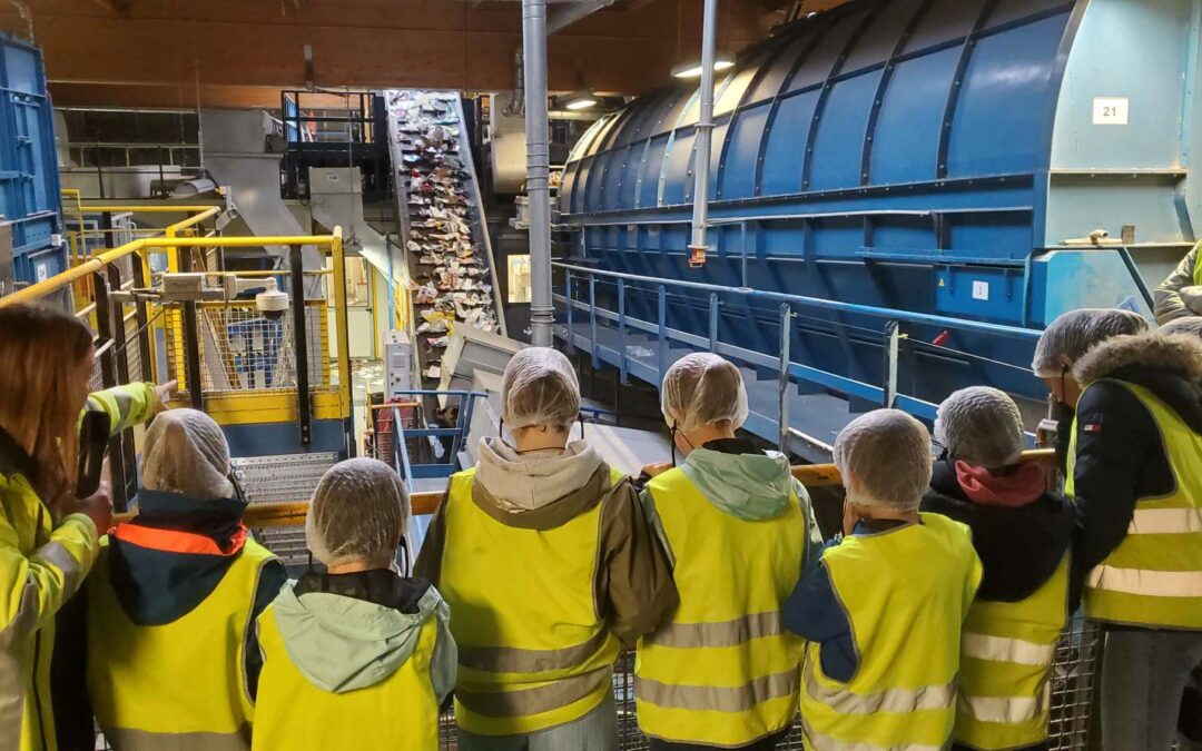 Visite de TriGlaz : centre de tri et de valorisation des déchets