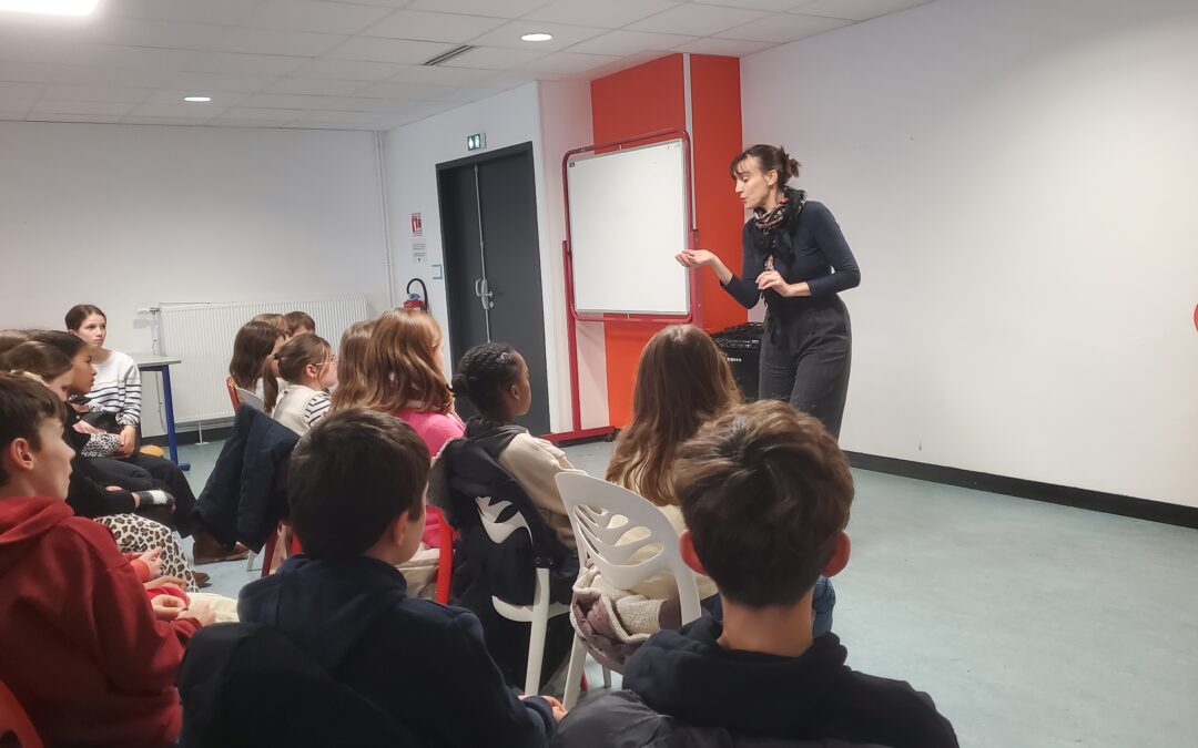 Première visite des CM2 au collège Sainte-Anne