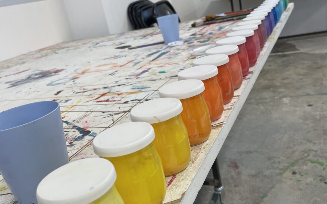 Réalisation d’une oeuvre collective comme une partition